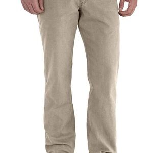 NWT Carhartt Men’s Rugged Flex Relaxed Fit Canvas Work Pants Light Khaki 30x30
